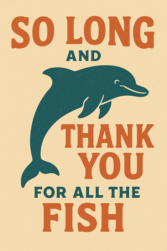 So Long and Thank You for All the Fish